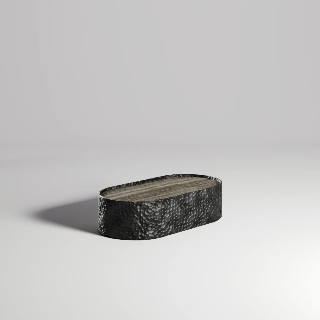 MESA DE CENTRO FUNDIDA