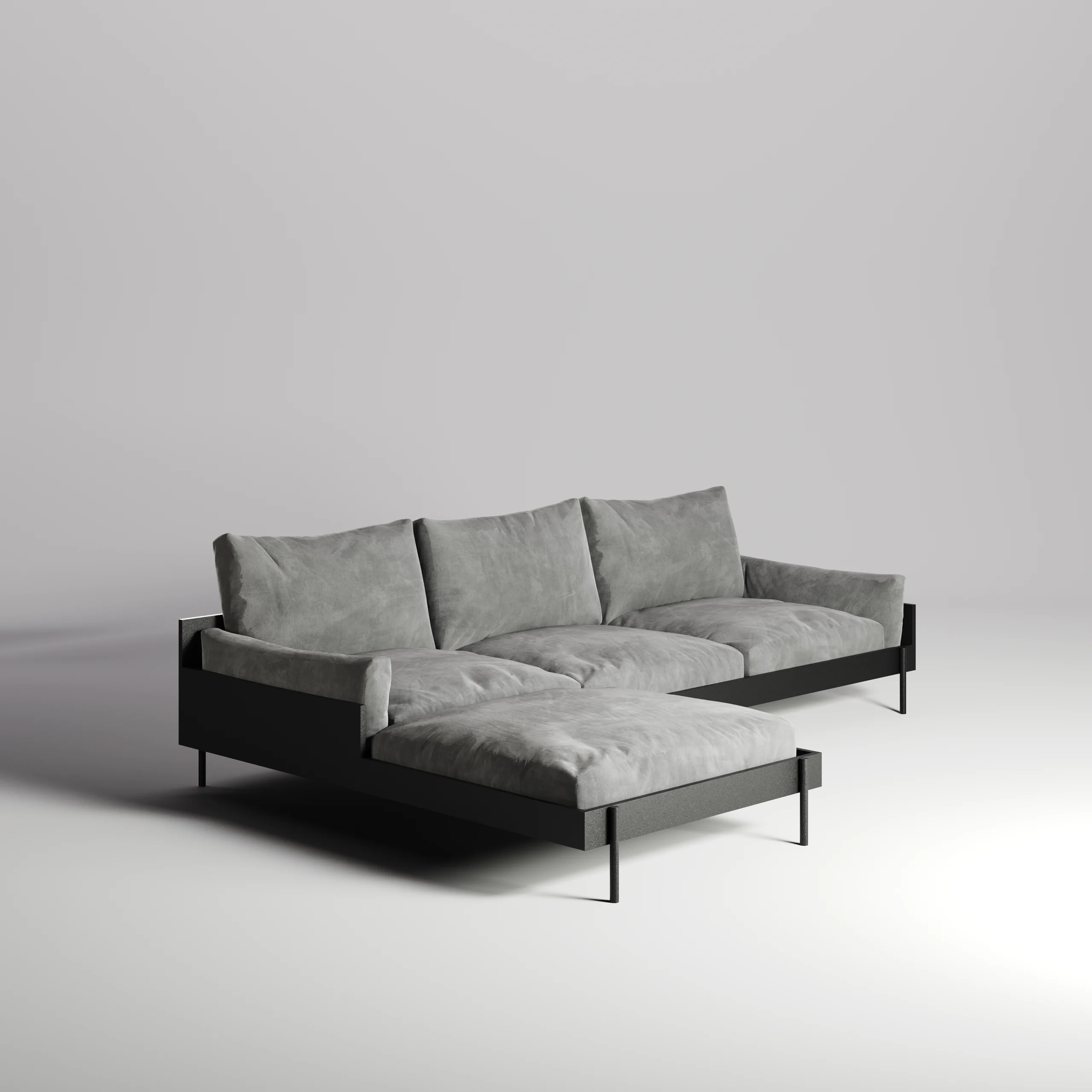 SOFA EN L PLATE